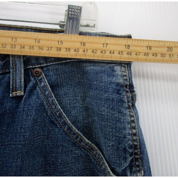 VINTAGE Ralph Lauren Polo Jeans 34X30 Carpenter C-5 Baggy Skater 90s * - Picture 4 of 14